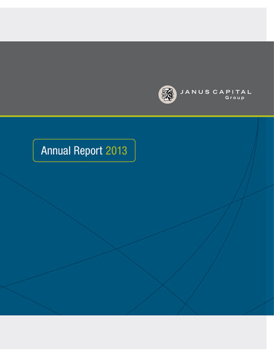 Thumbnail Janus Henderson
 Annual Report 2013