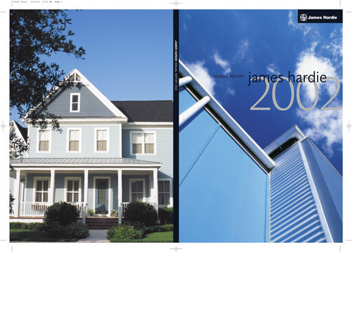 Miniature James Hardie Industries
 Rapport annuel 2002
