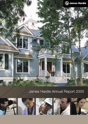 Miniature James Hardie Industries
 Rapport annuel 2005