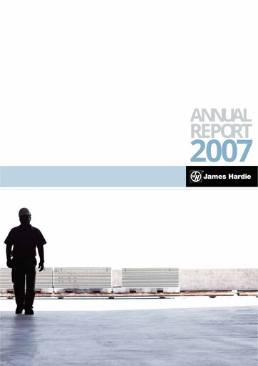 Miniature James Hardie Industries
 Rapport annuel 2007