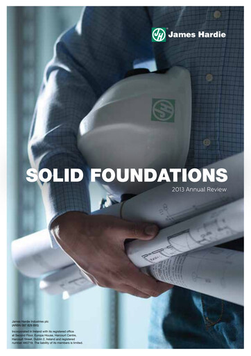 Miniature James Hardie Industries
 Rapport annuel 2013