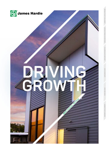 Miniature James Hardie Industries
 Rapport annuel 2017