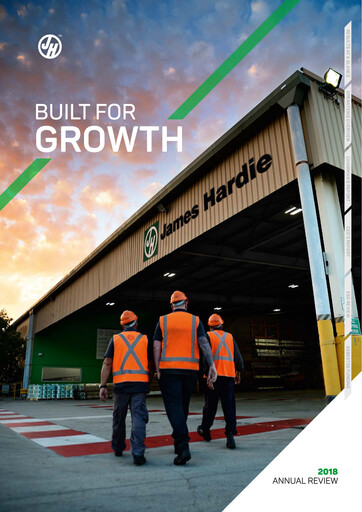 Miniature James Hardie Industries
 Rapport annuel 2018