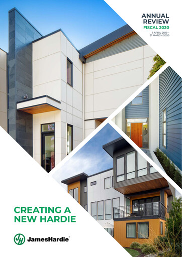Miniature James Hardie Industries
 Rapport annuel fy2020