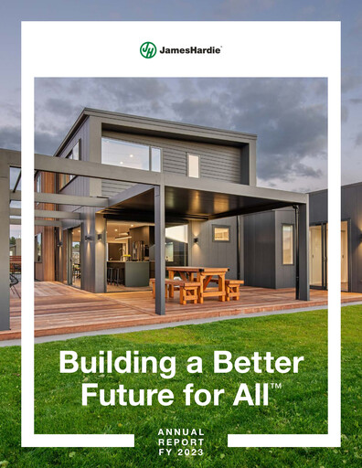 Miniature James Hardie Industries
 Rapport annuel fy2023