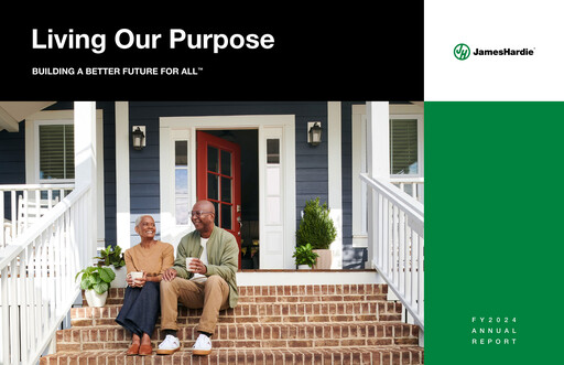 Miniature James Hardie Industries
 Rapport annuel fy2024