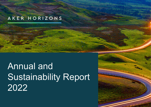 Thumbnail Aker Horizons Annual Report 2022