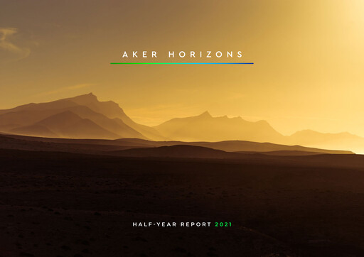 Thumbnail Aker Horizons Half-year Report 2021-h1
