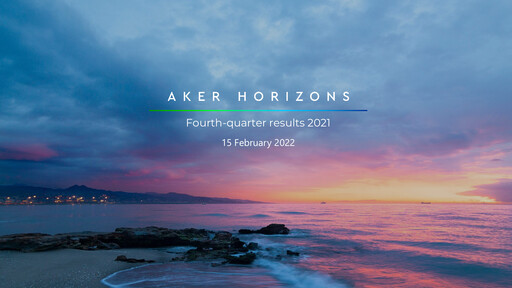 Thumbnail Aker Horizons Quarterly Report 2021-q4