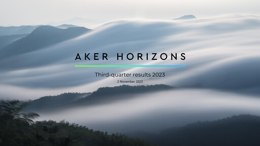 Thumbnail Aker Horizons Quarterly Report 2023-q3