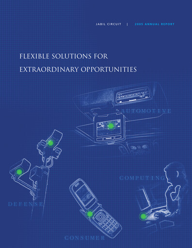 Thumbnail Jabil Annual Report 2005