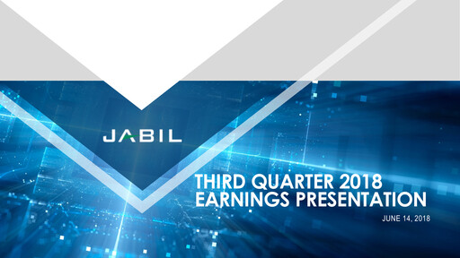 Thumbnail Jabil Quarterly Report 2018-q3