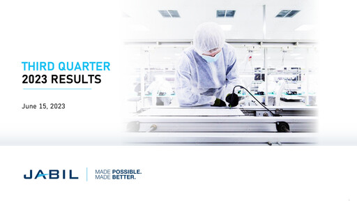 Thumbnail Jabil Quarterly Report 2023-q3