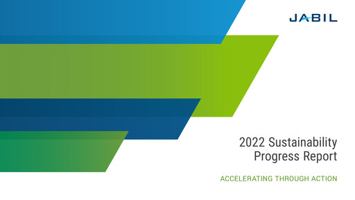 Vorschaubild Jabil Nachhaltigkeitsbericht 2022