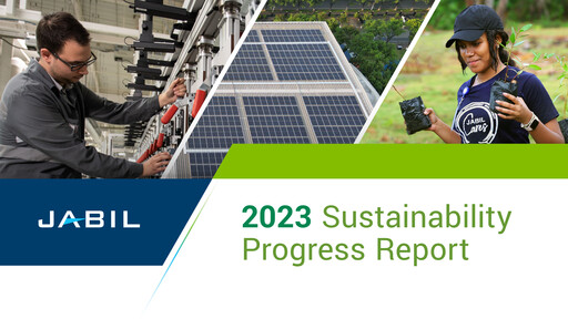 Vorschaubild Jabil Nachhaltigkeitsbericht 2023