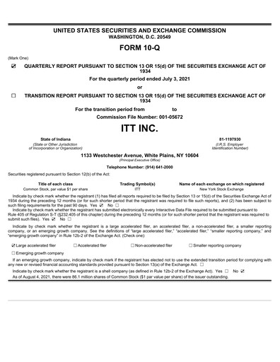 Thumbnail ITT Quarterly Report 2021-q2