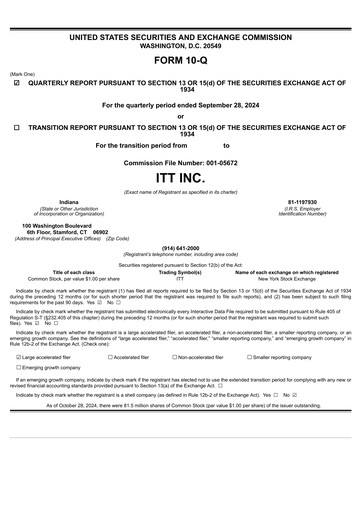 Thumbnail ITT Quarterly Report 2024-q3