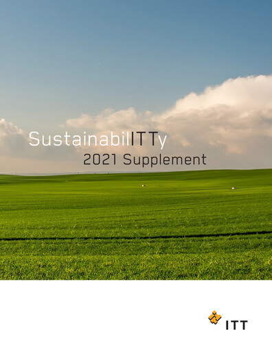 Miniature ITT Rapport de durabilité 2021