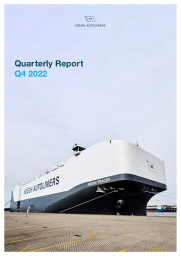 Thumbnail Höegh Autoliners Quarterly Report 2022-q4