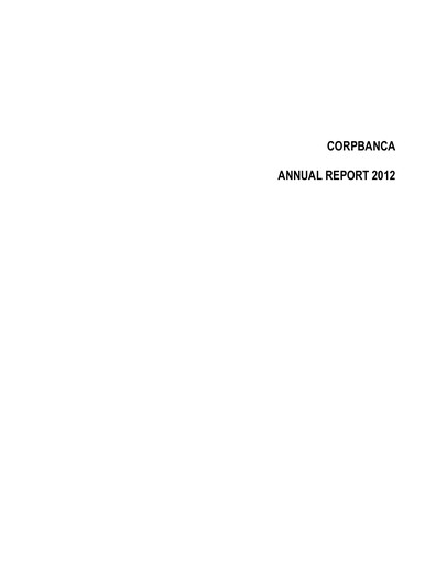 Thumbnail Itaú CorpBanca Annual Report 2012