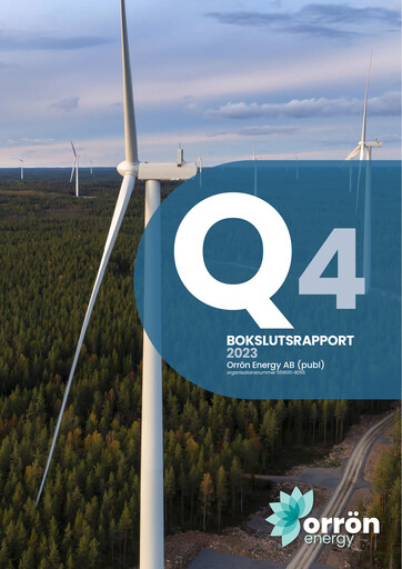 Thumbnail Orrön Energy Financial Report 2023