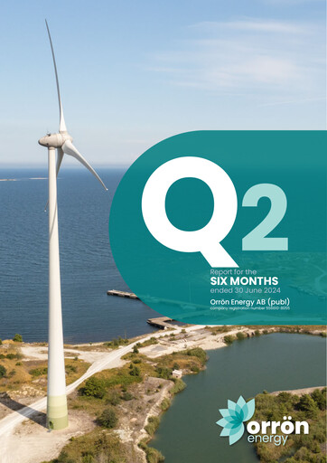 Thumbnail Orrön Energy Half-year Report 2024-h1