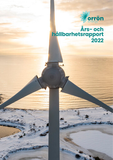 Thumbnail Orrön Energy Sustainability Report 2022