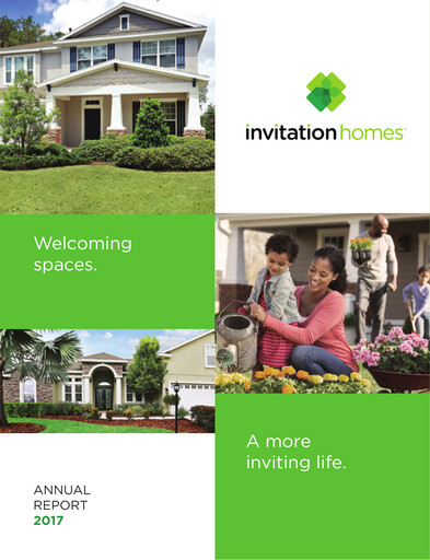 Miniature Invitation Homes
 Rapport annuel 2017