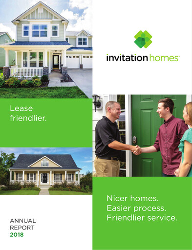 Miniature Invitation Homes
 Rapport annuel 2018