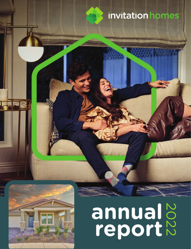 Miniature Invitation Homes
 Rapport annuel 2022