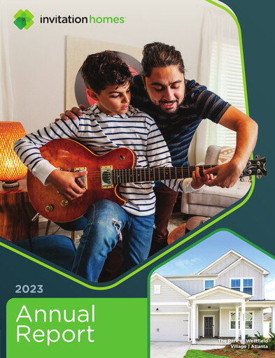 Miniature Invitation Homes
 Rapport annuel 2023