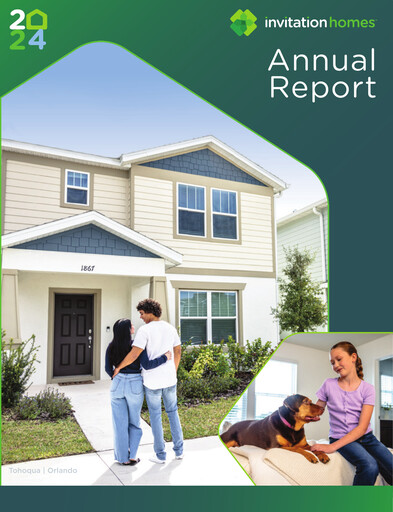 Miniature Invitation Homes
 Rapport annuel 2024