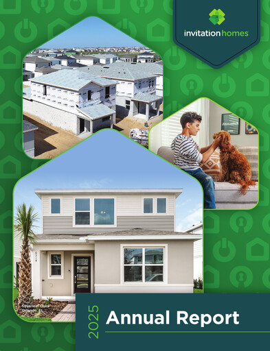 Miniature Invitation Homes
 Rapport annuel 2025