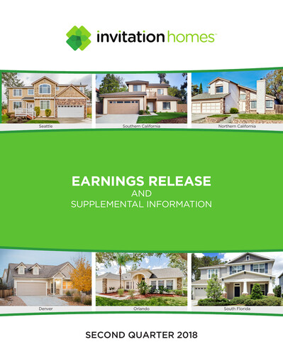 Miniature Invitation Homes
 Rapport trimestriel 2018-q2