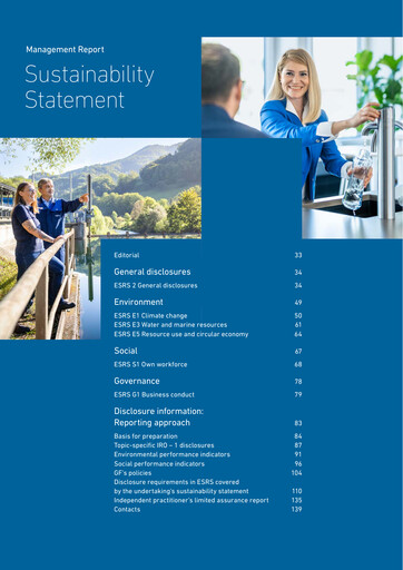 Thumbnail Georg Fischer Sustainability Report 2024