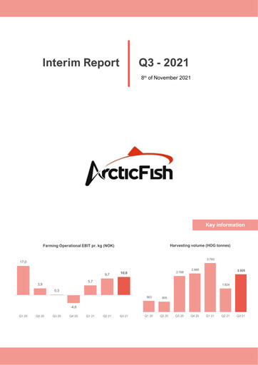 Thumbnail Arctic Fish Holding Quarterly Report 2021-q3
