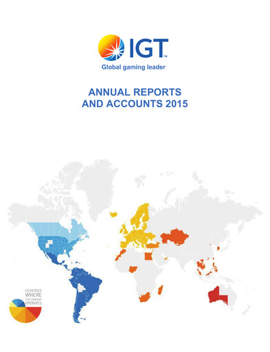 Thumbnail International Game Technology Annual Report 2015
