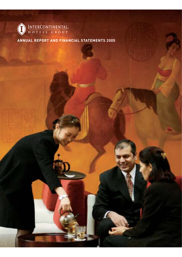 Thumbnail InterContinental Hotels Group
 Annual Report 2005