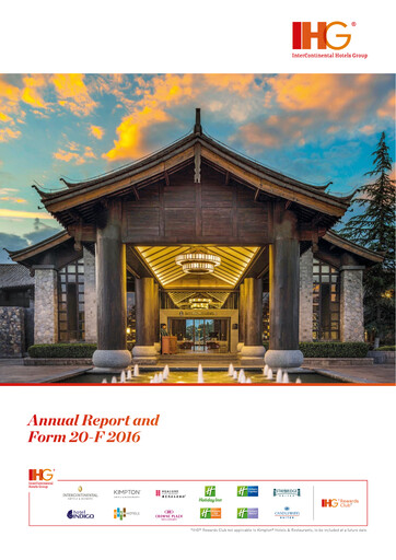 Thumbnail InterContinental Hotels Group
 Annual Report 2016