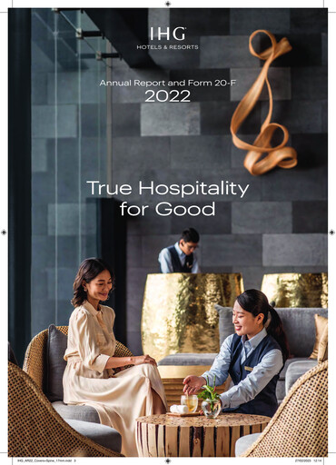 Thumbnail InterContinental Hotels Group
 Annual Report 2022