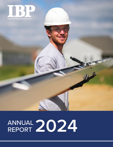 Thumbnail Installed Building Products Annual Report 2024