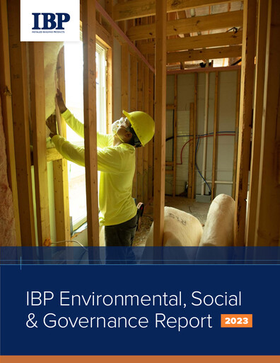 Thumbnail Installed Building Products ESG Report 2023