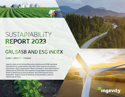 Vorschaubild Ingevity ESG-Bericht 2023
