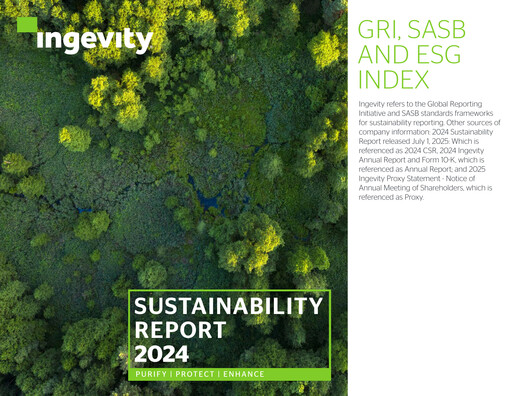 Vorschaubild Ingevity ESG-Bericht 2024
