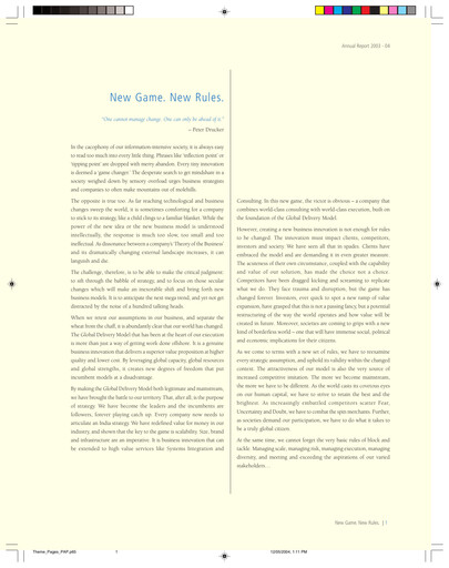 Thumbnail Infosys Annual Report 2003-2004