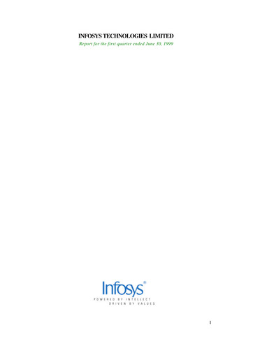 Thumbnail Infosys Quarterly Report 1999-q1