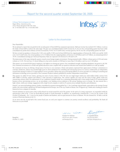 Thumbnail Infosys Quarterly Report 2005-q2