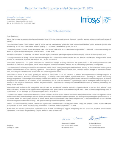 Thumbnail Infosys Quarterly Report 2005-q3