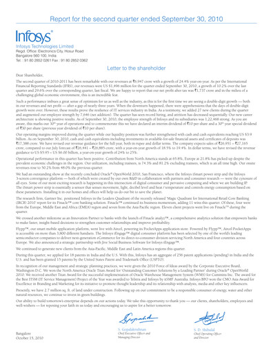 Thumbnail Infosys Quarterly Report 2010-q2