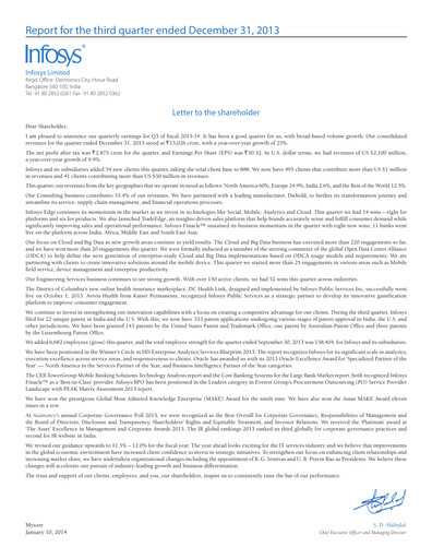 Thumbnail Infosys Quarterly Report 2013-q3